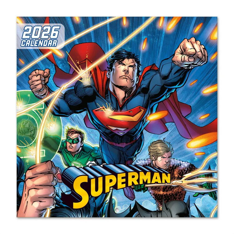 Levně Kalendář 2027 Superman, 30 x 30 cm