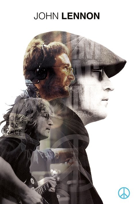 Plakát John Lennon - Double Exposure