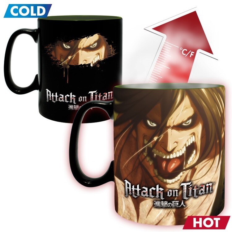 Tazza cambiacolore Attack on Titan - Titan S3