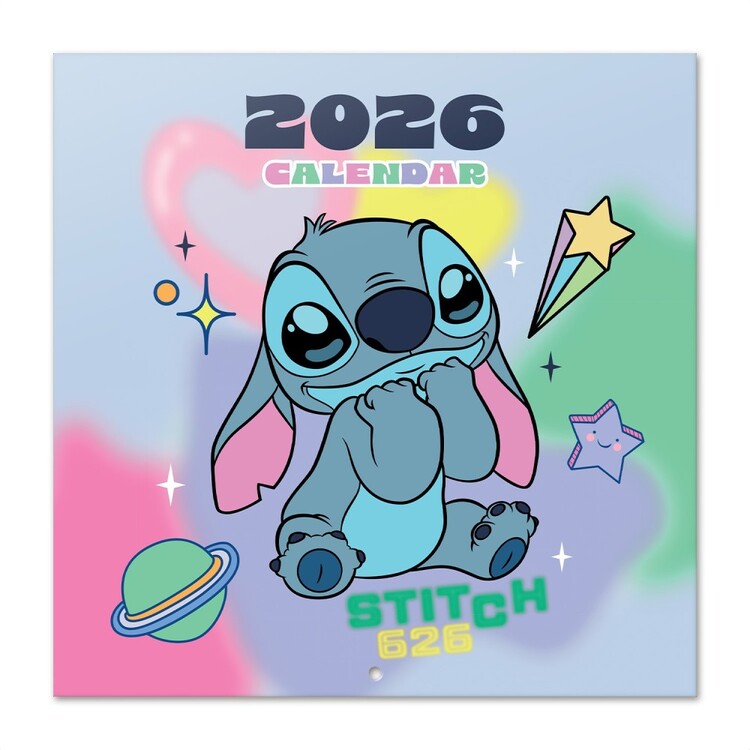 Naptár 2027 Stitch