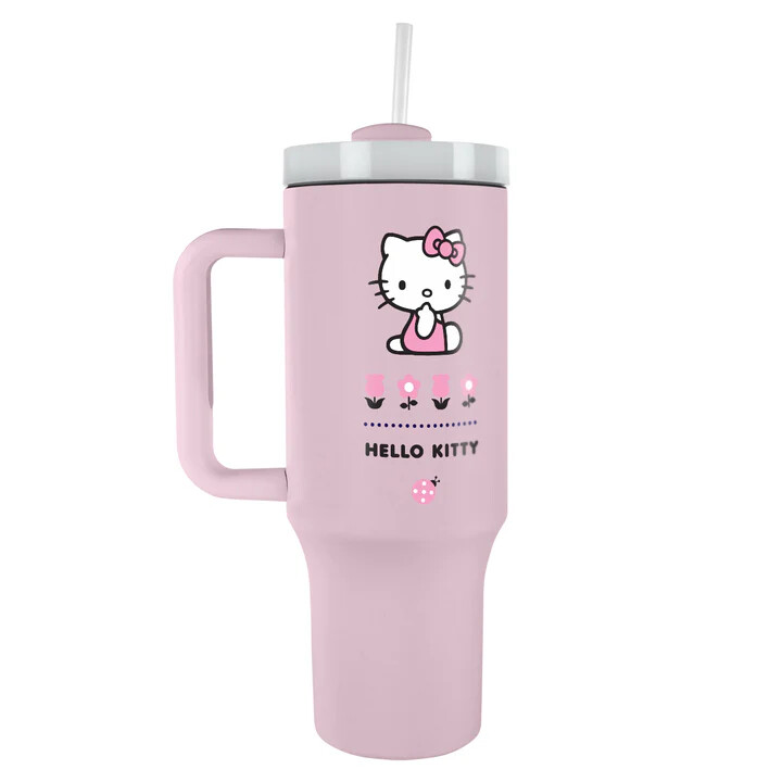 Cană pentru călătorie Hello Kitty - Pink