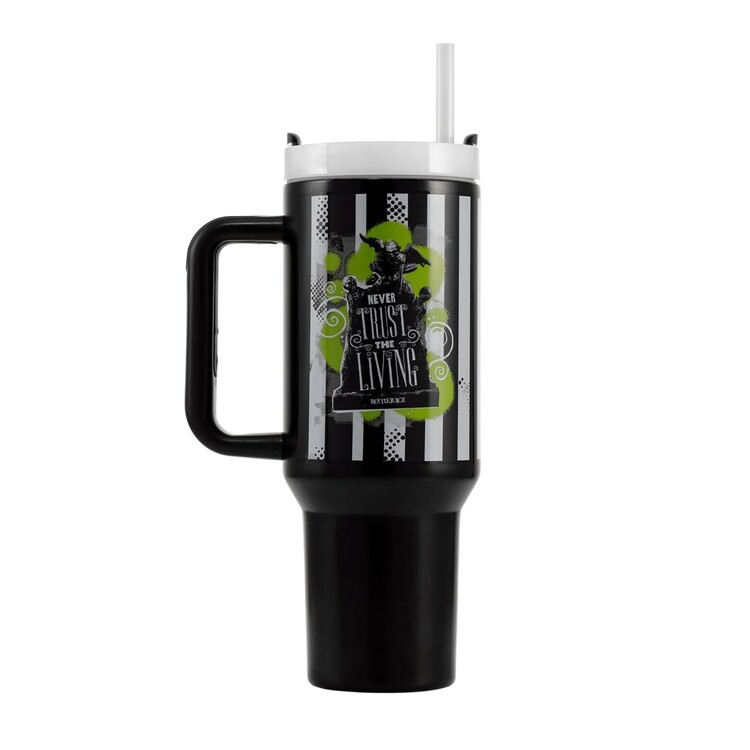 Levně Cestovní hrnek Beetlejuice - Never Trust The Living, 1,2 l