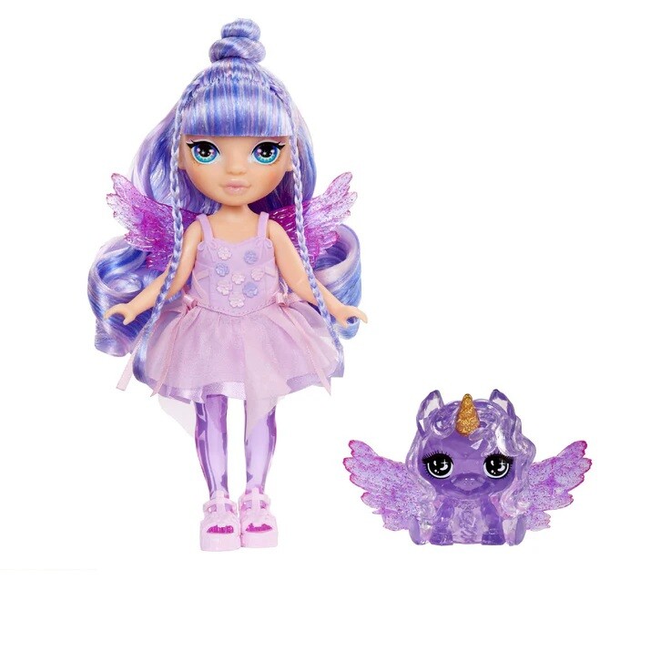 Levně Rainbow High - Little Rainbow Fantasy Fairies Doll - Amethyst