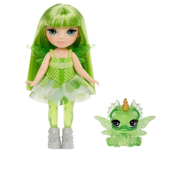 Levně Rainbow High - Little Rainbow Fantasy Fairies Doll - Emeralds
