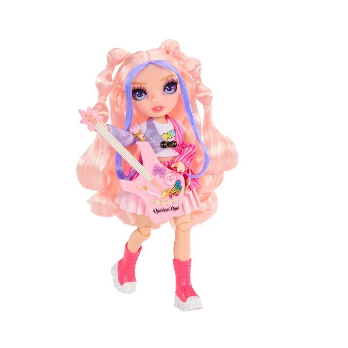 Levně Rainbow High - Jr High Rockband Fashion Dolls - Bella
