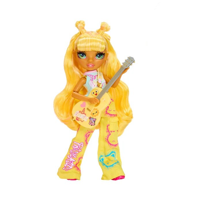 Levně Rainbow High - Jr High Rockband Fashion Dolls - Sunny