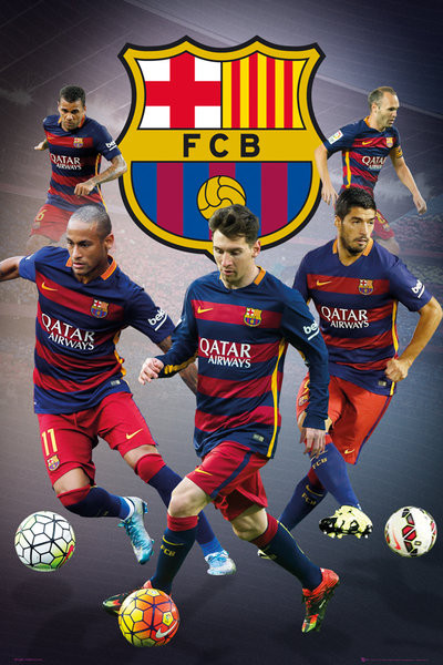 Póster FC Barcelona - Star Players