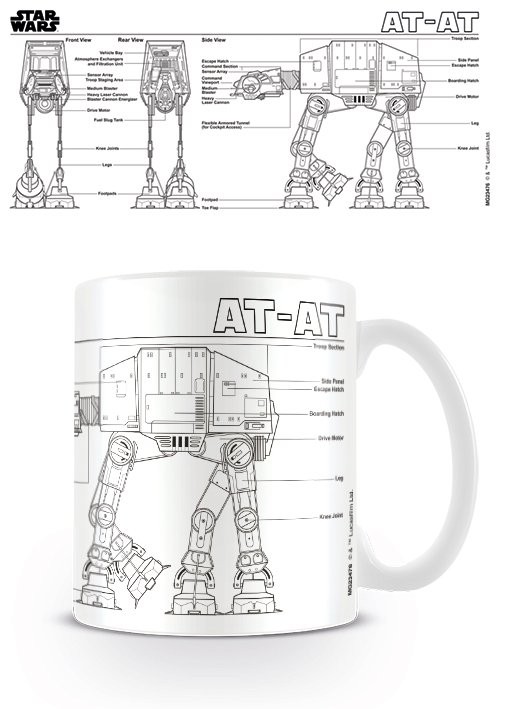 Tazza Star Wars - At At Sketch