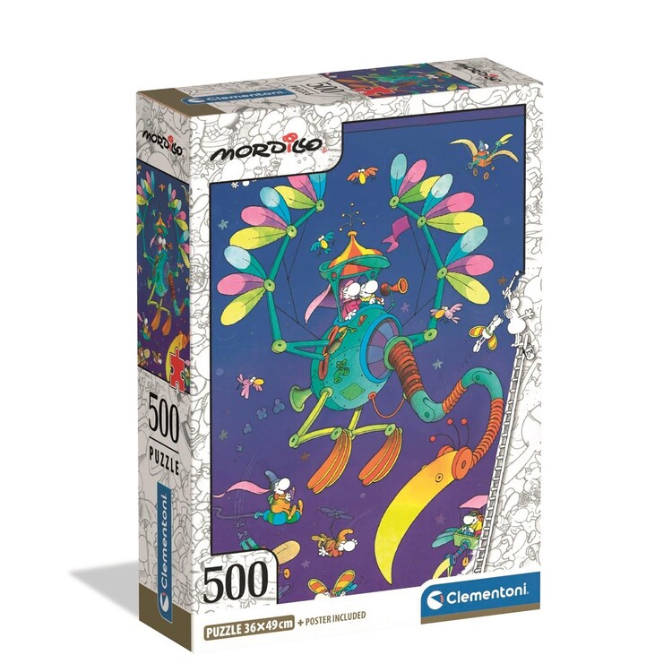 Levně Puzzle Mordillo: The Journey, 500 ks