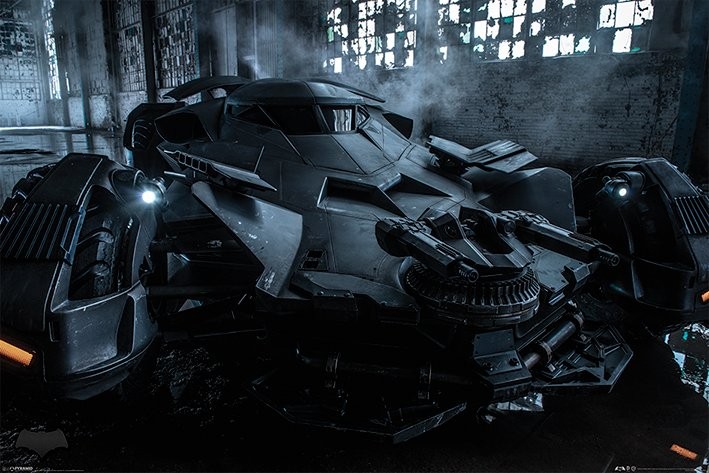 Plakát Batman vs. Superman: Úsvit spravedlnosti - Batmobile