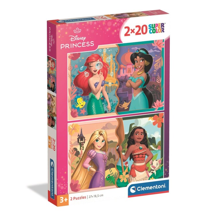 Levně Puzzle Disney - Princess, 20 ks