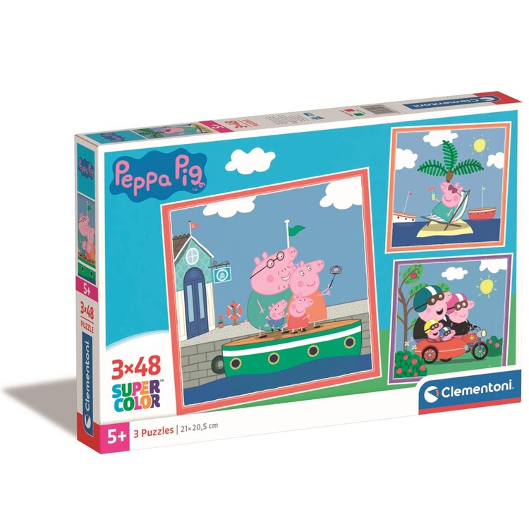 Puzzle Peppa Pig, 3 x 48 ks