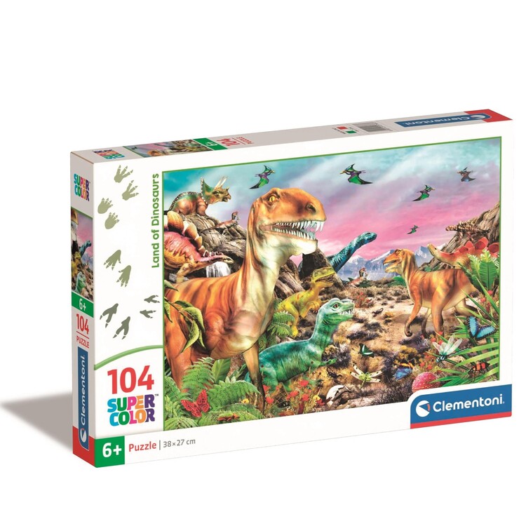 Puzzle Noli Land of Dinosaurs, 104 ks