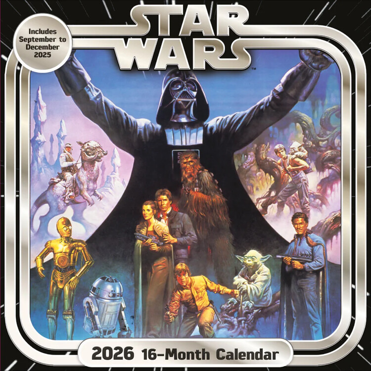 Naptár 2027 Star Wars - Classic