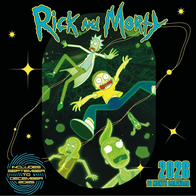 Naptár 2027 Rick & Morty