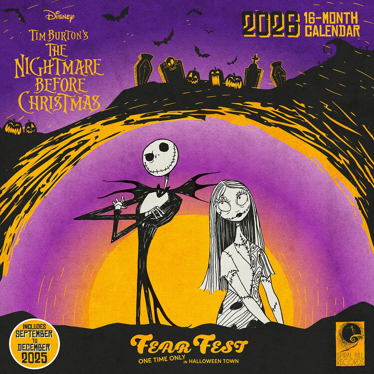 Calendario 2027 Nightmare Before Christmas - Fear Fest