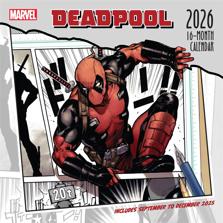 Kalendarz 2027 Deadpool - Breakout