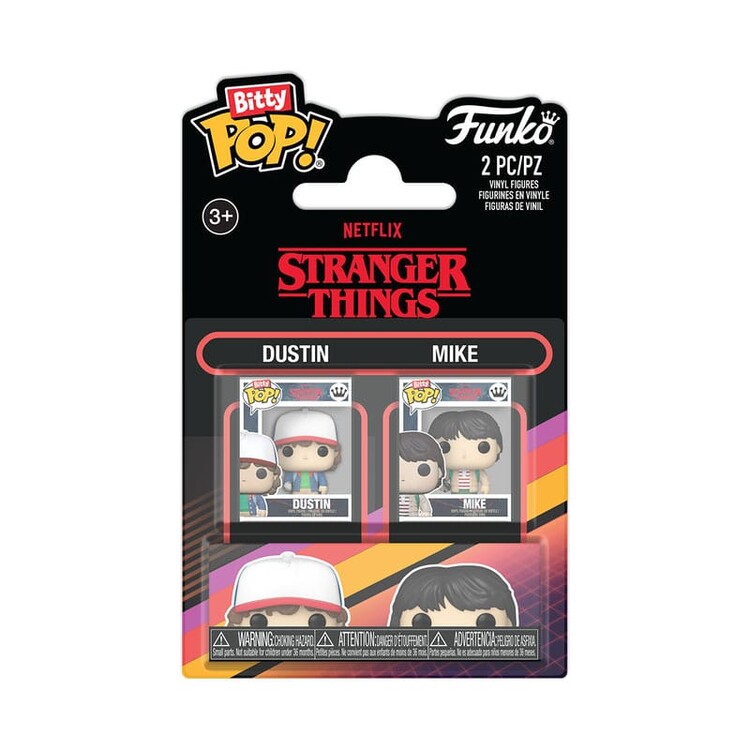 Statuetta Bitty Funko POP! - Stranger Things - Dustin & Mike