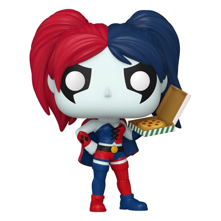 Levně Figurka Funko POP! - DC Comics: Harley Quinn Takeover - Harley with Pizza, 9 cm