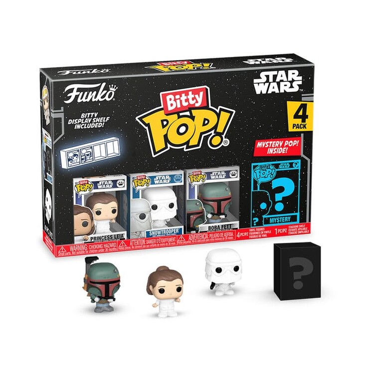 Levně Figurka Bitty Funko POP! - Star Wars - Leia, 2.5 cm