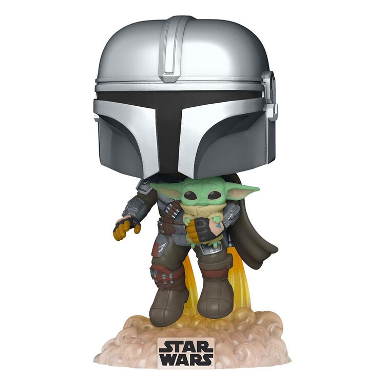 Statuetta Funko POP! - Star Wars The Mandalorian - Mando Flying w/ Jet Pack