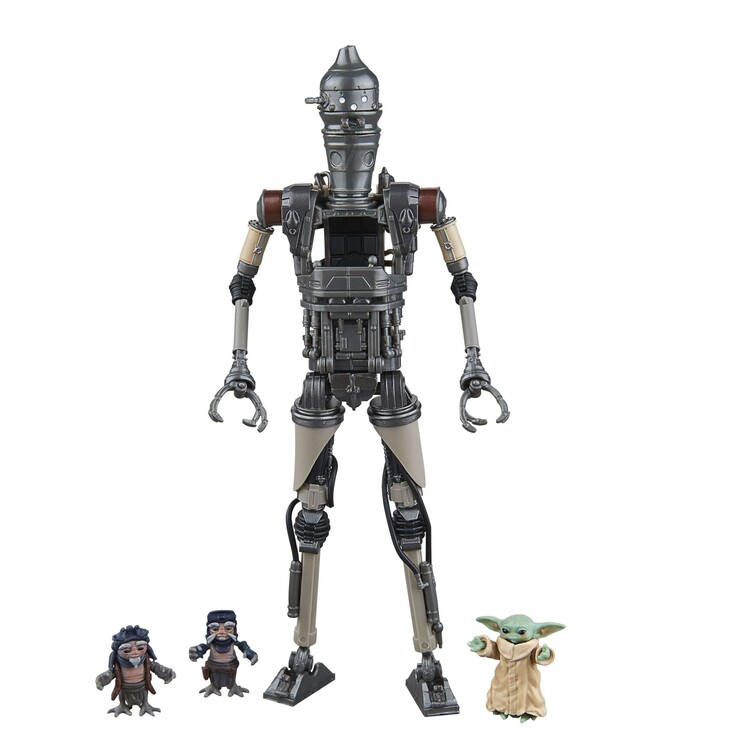Statuetta Star Wars: The Mandalorian - IG-12 & Grogu