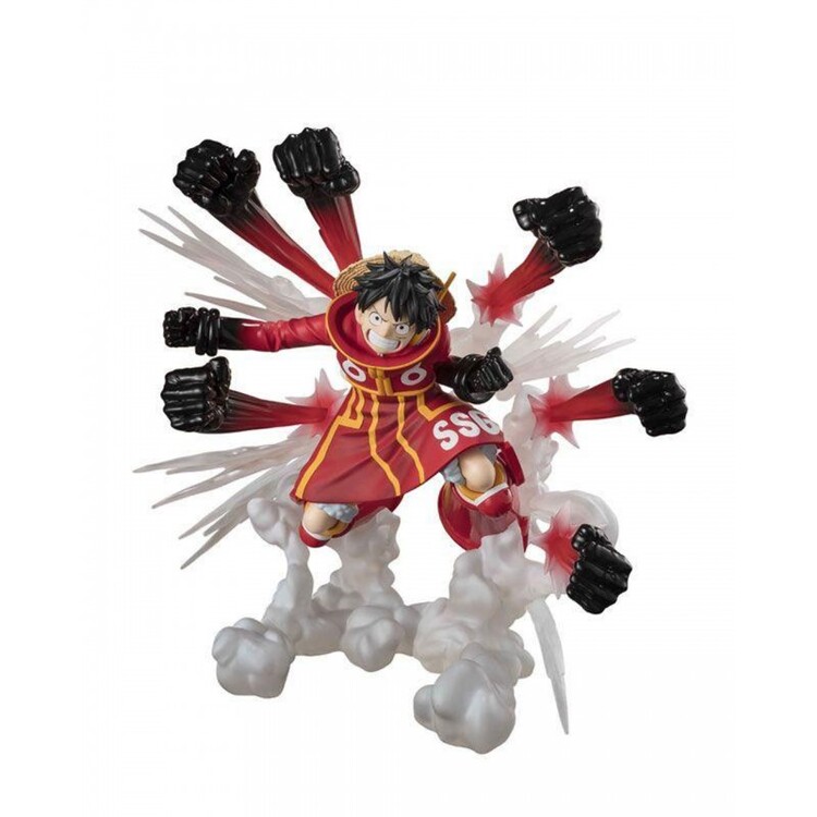 Levně Figurka One Piece - Monkey D. Luffy - Gum Gum Hawk Gatling, 19 cm