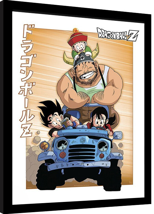 Poster incorniciato Dragon Ball - Family Road Trip