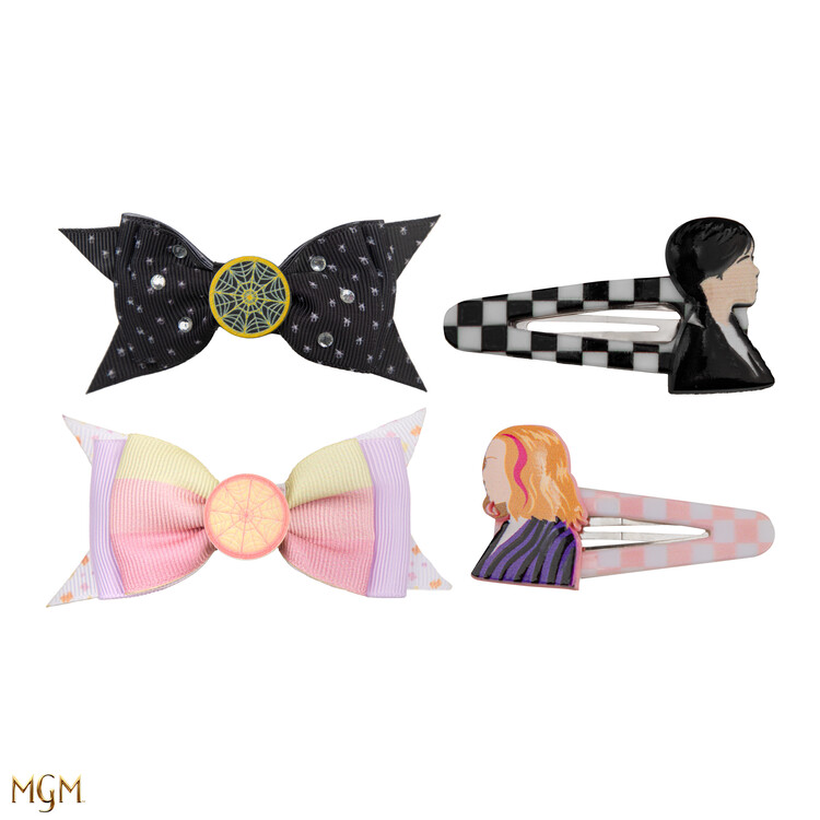 Sponky do vlasů Sponky do vlasů Wednesday - Set of 4 Hairclips