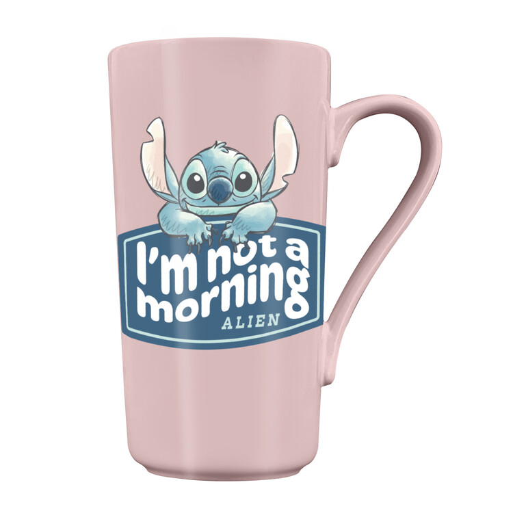 Hrnek Stitch - I'm not a Morning Alien, 0,47 l