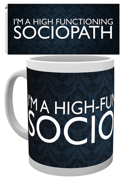 Koffie mok Sherlock - Sociopath