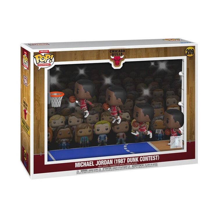 Levně Figurka Funko POP! - NBA - Bulls-MJ - '87 Dunk Contest, 20.3 x 33.8 x 12.2 cm