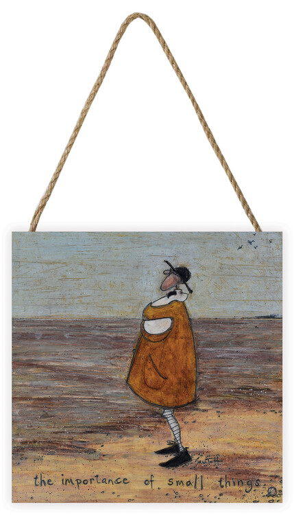 Levně Dřevěný obraz Sam Toft - The Importance Of Small Things, 20 × 20 cm