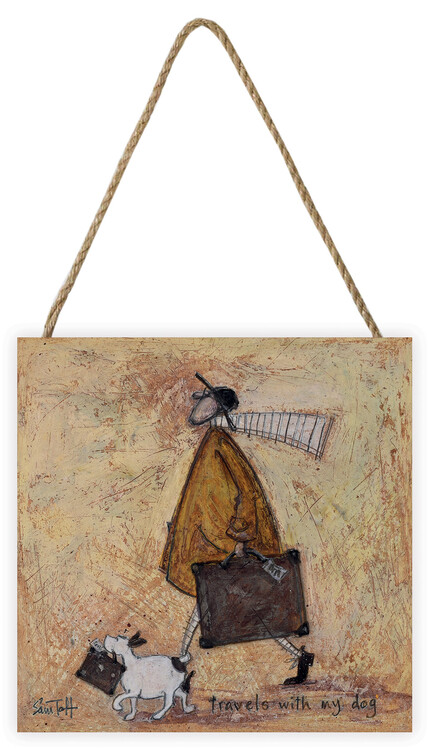 Sam Toft - Travels With The Dog Wooden Art