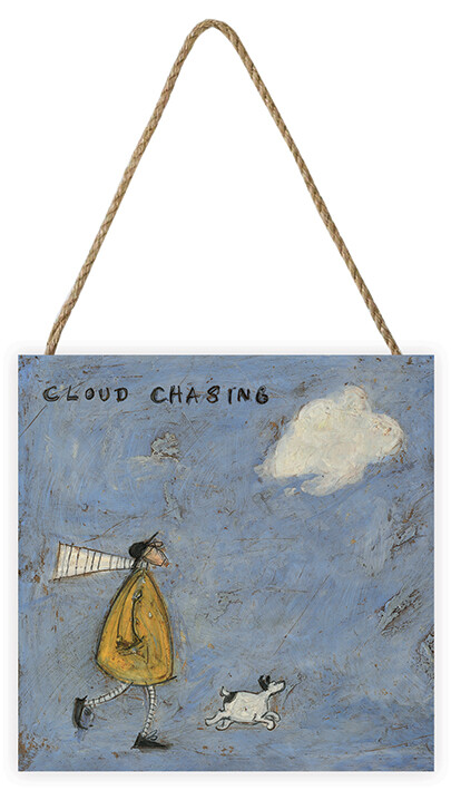 Levně Dřevěný obraz Sam Toft - Cloud Chasing, 20 × 20 cm