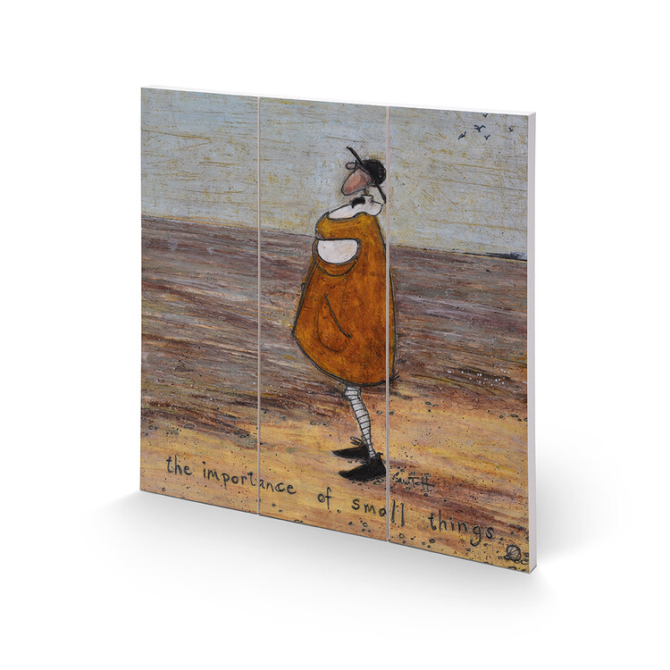Levně Dřevěný obraz Sam Toft - The Importance Of Small Things, 30 × 30 cm