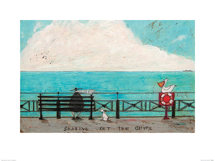 Kunstdruk Sam Toft - Sharing Out The Chips