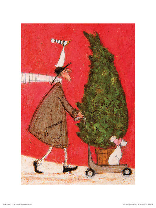 Kunstdruk Sam Toft - Little Silent Christmas Tree