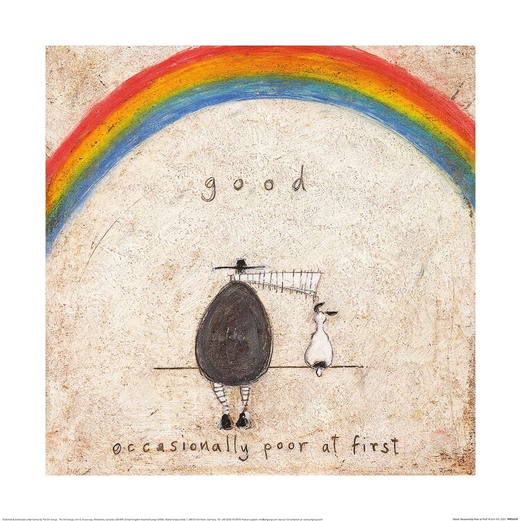 Kunstdruk Sam Toft - Good. Occasionally Poor At First