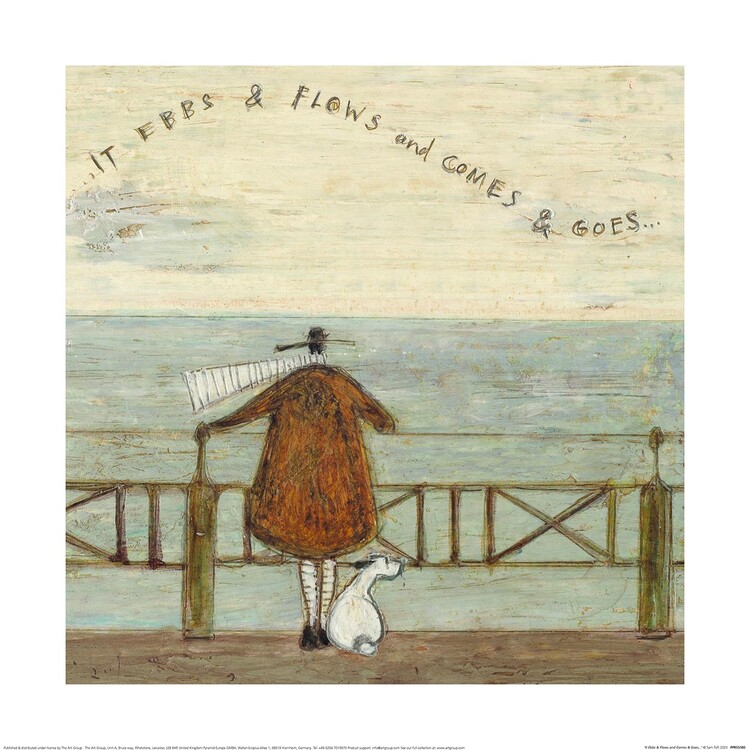 Kunstdruck Sam Toft - It Ebbs & Flows And Comes & Goes...