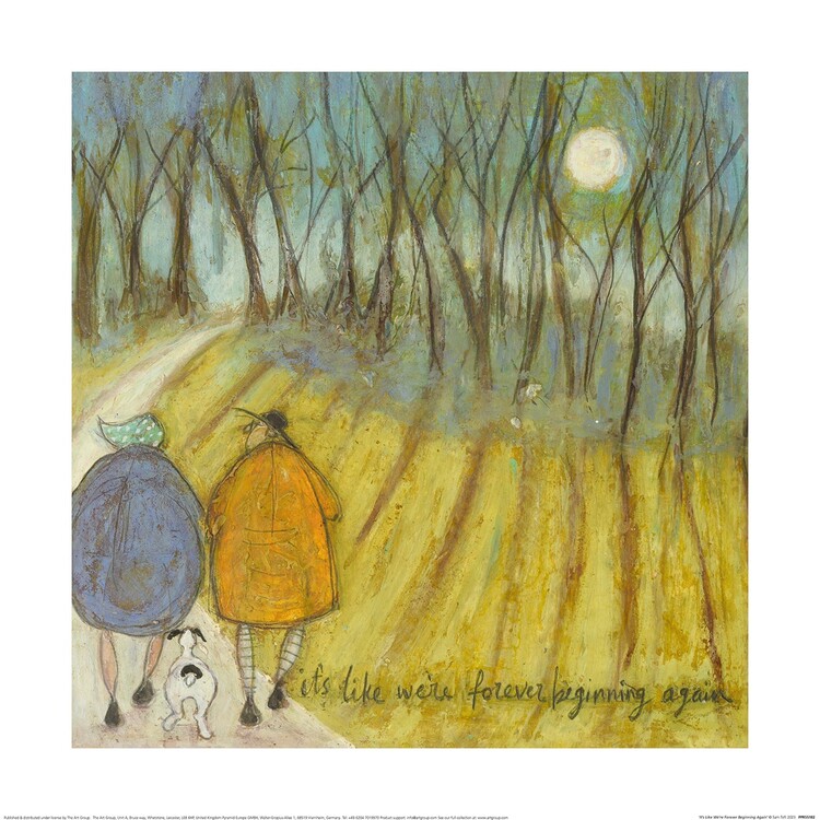Kunstdruk Sam Toft - It's Like We're Forever Beginning Again