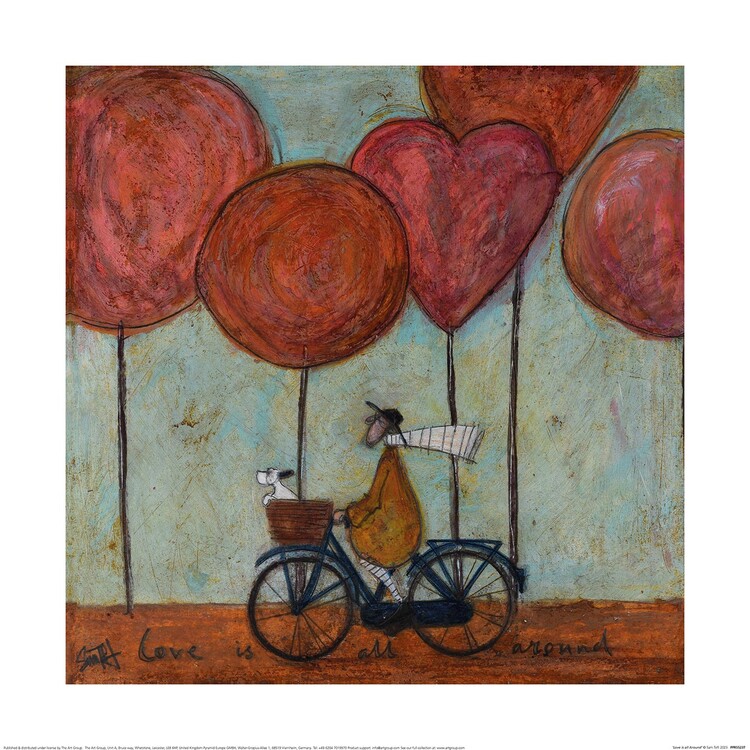Kunstdruk Sam Toft - Love Is All Around