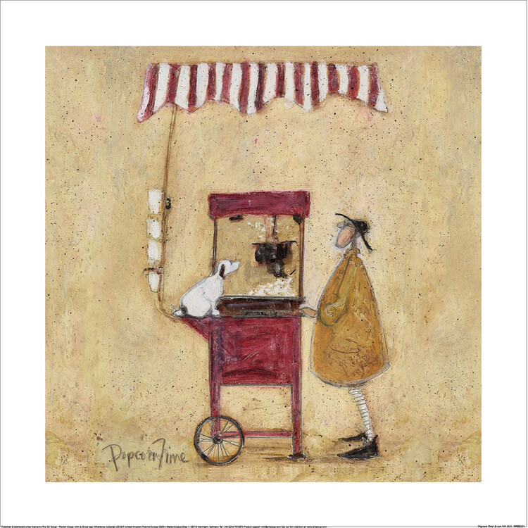 Kunsttryk Sam Toft - Popcorn Time