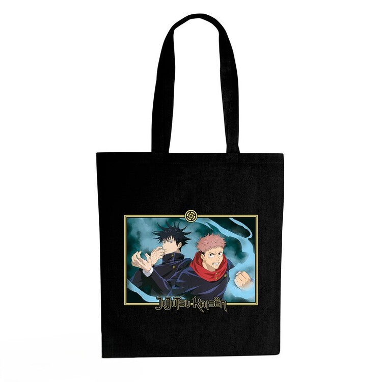Taška Jujutsu Kaisen - Itadori & Megumi, 100% bavlna
