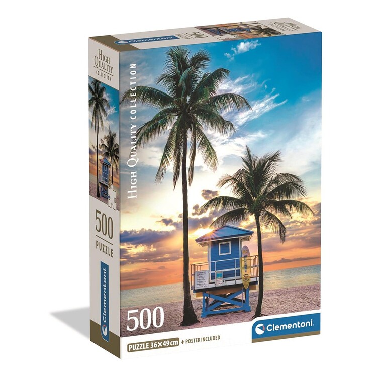 Levně Puzzle Miami Beach, Florida, 500 ks