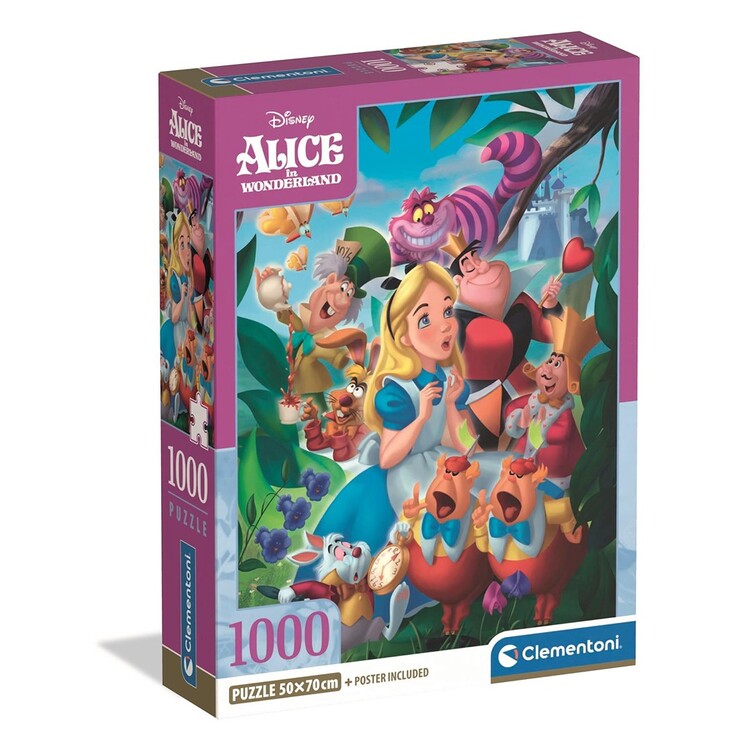 Levně Puzzle Disney - Alice in Wonderland, 1000 ks