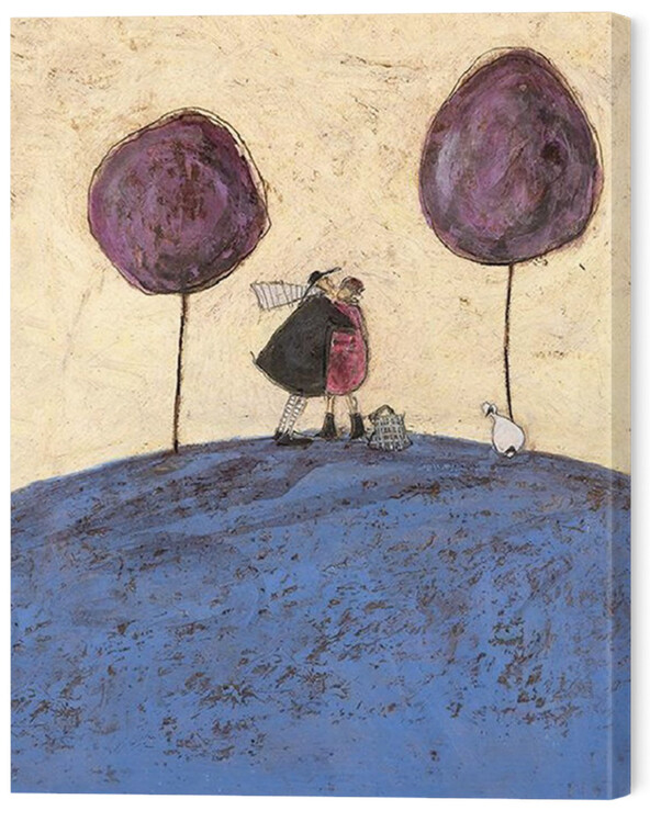 Schilderij op canvas Sam Toft - Squeeze Amid The Trees