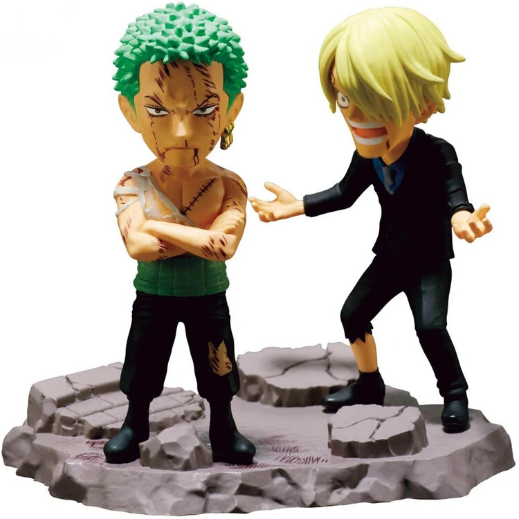 Levně Figurka One Piece - Roronoa Zoro & Sanji, 8 cm