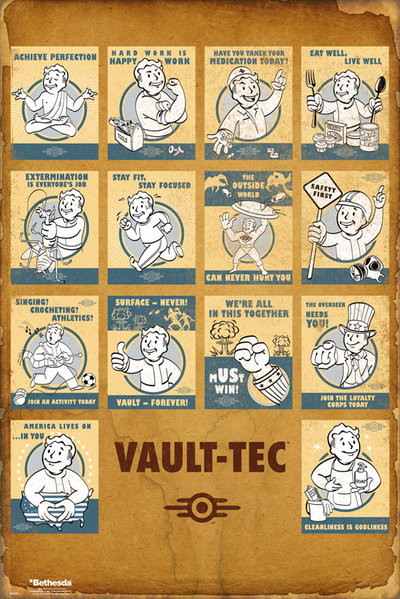 Poster Fallout 4 - Vault Tec Compilation