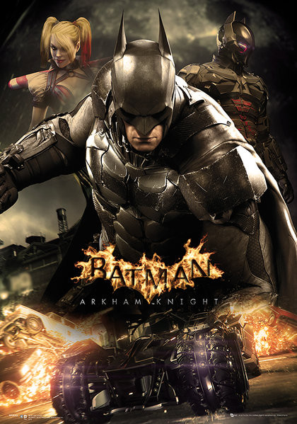 Batman: Arkham Knight - Battle - Metalický plakát